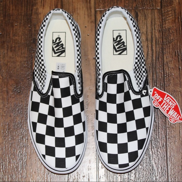 mix checker slip on